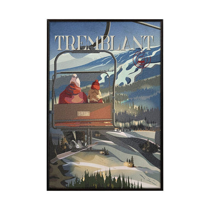 Mercana - Tremblant Go Canada SM by Mercana Studio a Hand Embellished Decograph Framed Art Print - 14066 view 1