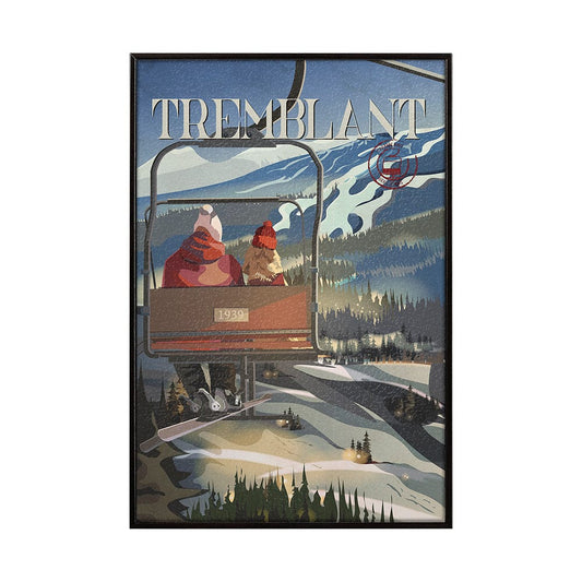 Mercana - Tremblant Go Canada SM by Mercana Studio a Hand Embellished Decograph Framed Art Print - 14066 view 1