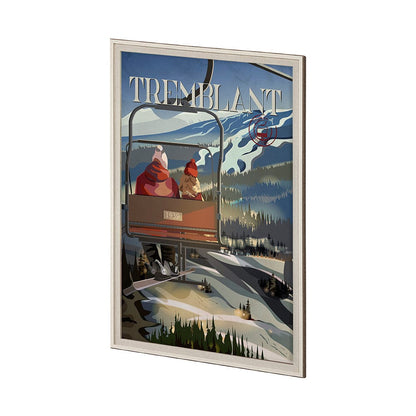 Mercana - Tremblant Go Canada XL by Mercana Studio a Hand Embellished Decograph Framed Art Print under Glass - 14065 view 2