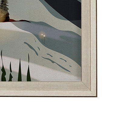 Mercana - Tremblant Go Canada XL by Mercana Studio a Hand Embellished Decograph Framed Art Print under Glass - 14065 view 3