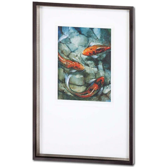 Mercana - Tres Koi II by O'Toole, Tim a Framed Art Print Matted under Glass - 6364 view 1