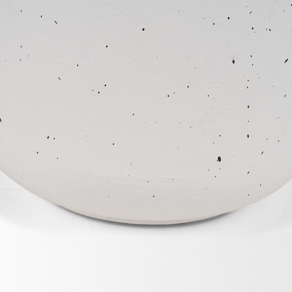 Mercana - Treva Tall White w/ Black Speckles Metal Vase - 70960 view 11