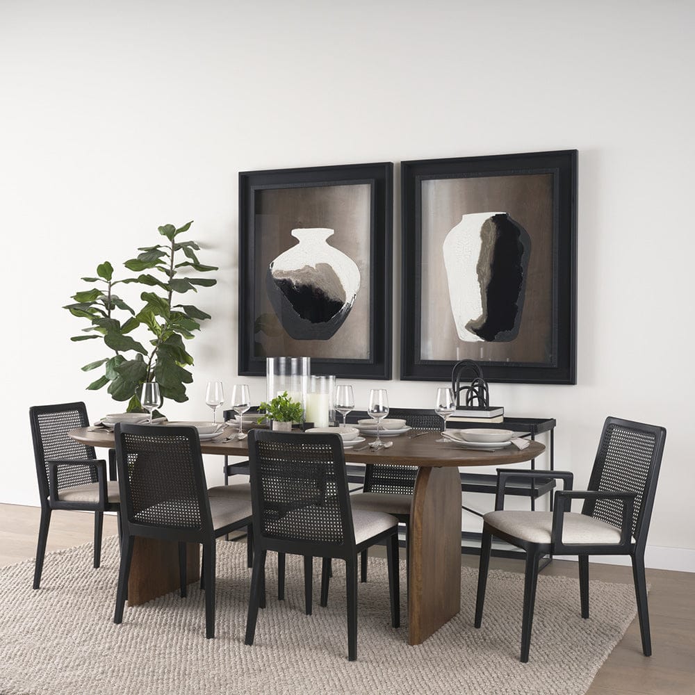 Mercana - Trey 72.0"L x 16.0"W x 30.0"H Black Metal W/Glass Console Table - 69785 view 13