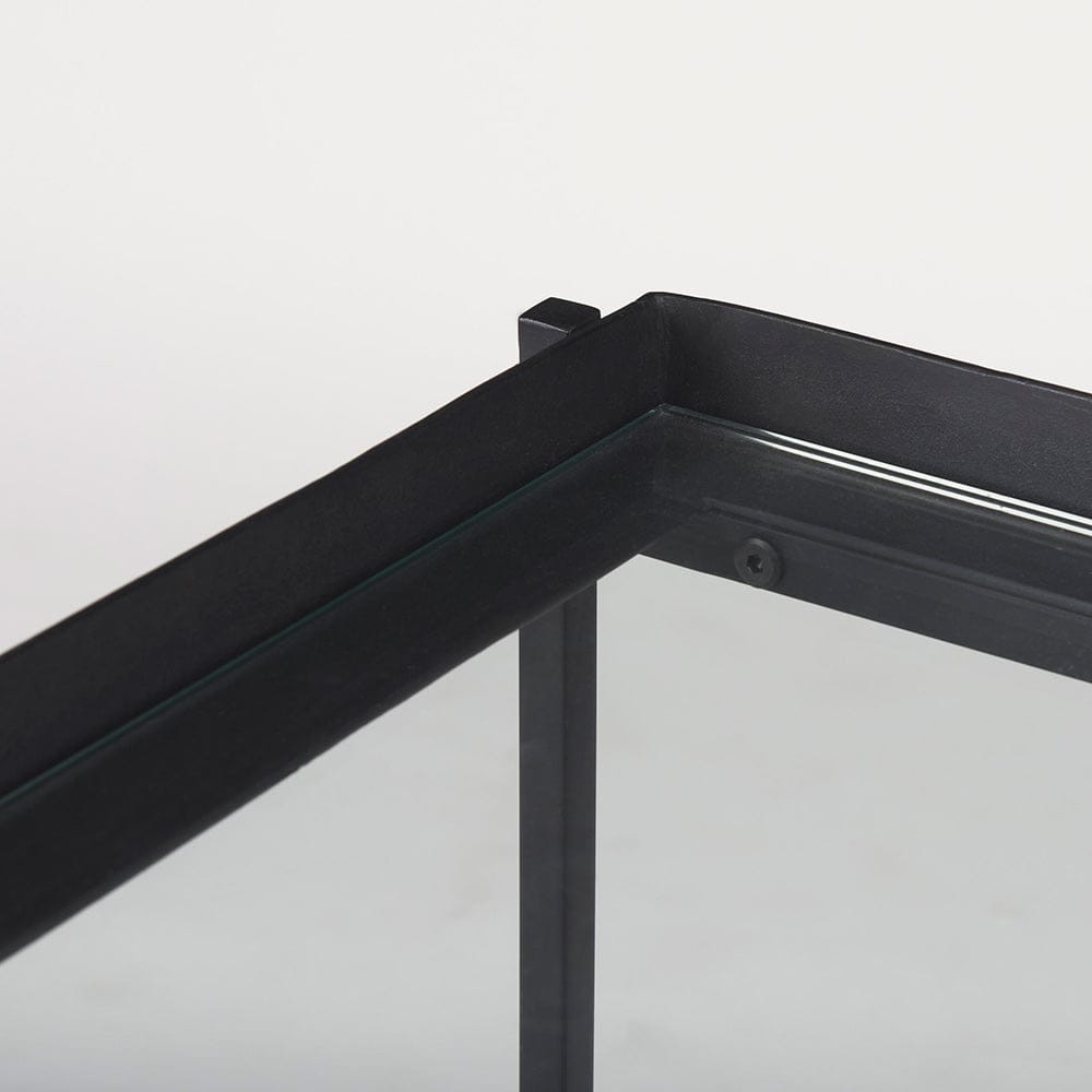 Mercana - Trey Black Metal W/Glass Accent Table - 69787 view 7