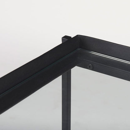 Mercana - Trey Black Metal W/Glass Accent Table - 69787 view 7