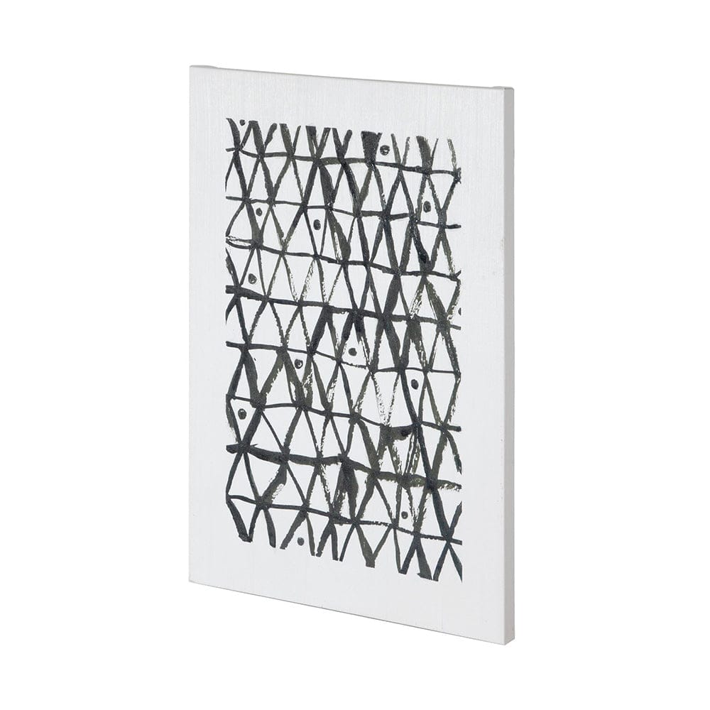 Mercana - Triangles by Mercana Studio a Hand Embellished Textured Canvas - 101006-L view 1