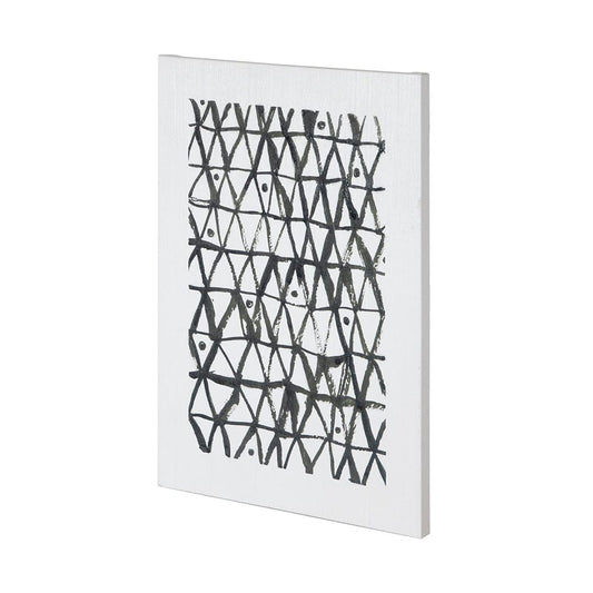 Mercana - Triangles by Mercana Studio a Hand Embellished Textured Canvas - 101006-L view 1