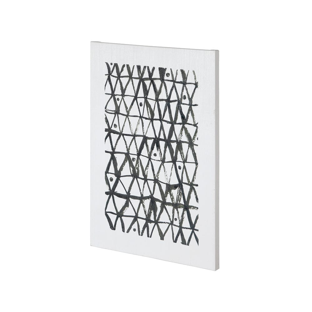 Mercana - Triangles by Mercana Studio a Hand Embellished Textured Canvas - 101006-S view 1
