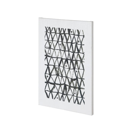 Mercana - Triangles by Mercana Studio a Hand Embellished Textured Canvas - 101006-S view 1