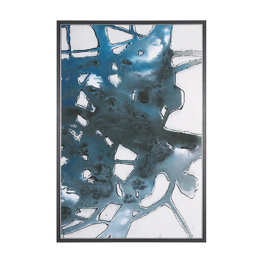 Mercana - Tributary I by Mercana Studio a Hand Embellished Textured Framed Canvas - 102604-FL view 1