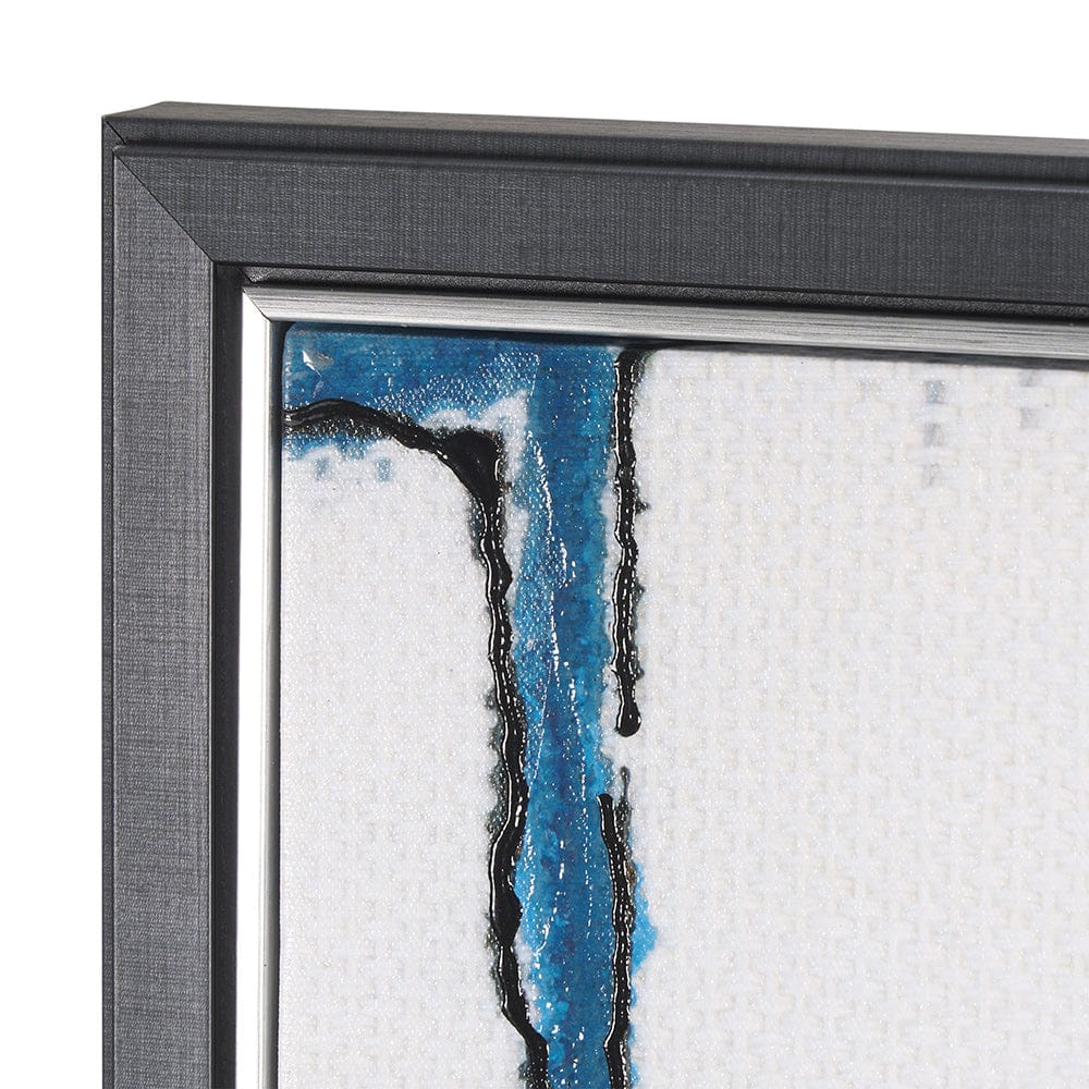 Mercana - Tributary I by Mercana Studio a Hand Embellished Textured Framed Canvas - 102604-FL view 4