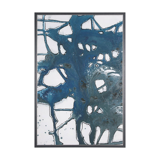 Mercana - Tributary II by Mercana Studio a Hand Embellished Textured Framed Canvas - 102605-FL view 1