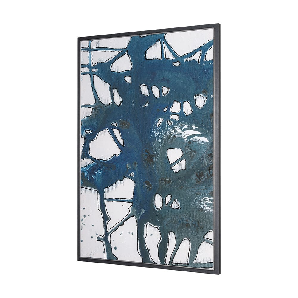 Mercana - Tributary II by Mercana Studio a Hand Embellished Textured Framed Canvas - 102605-FL view 2