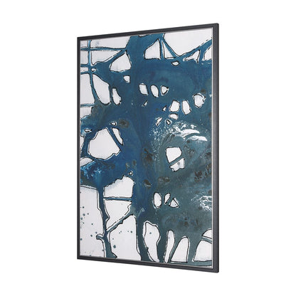 Mercana - Tributary II by Mercana Studio a Hand Embellished Textured Framed Canvas - 102605-FL view 2