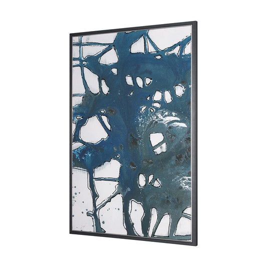 Mercana - Tributary II by Mercana Studio a Hand Embellished Textured Framed Canvas - 102605-FL view 2