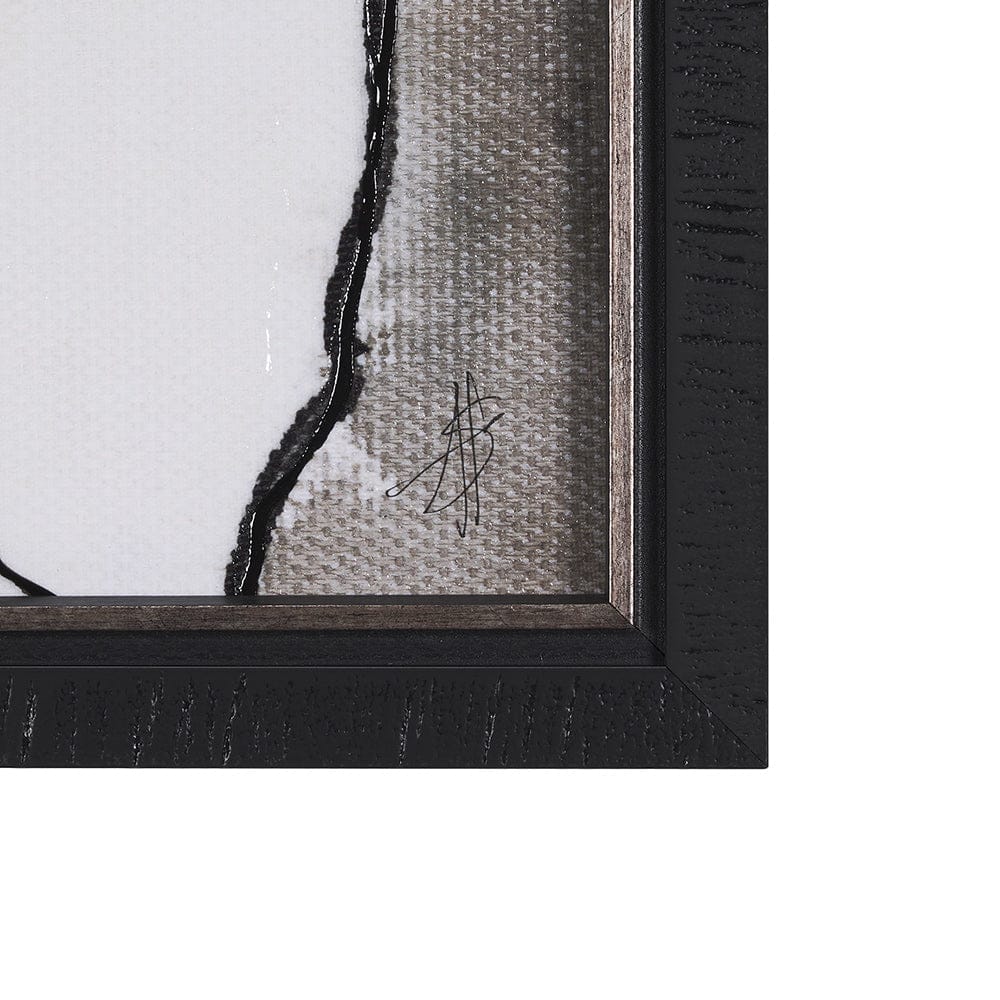 Mercana - Tributary III by Mercana Studio a Hand Embellished Textured Framed Art Print - 15207 view 3
