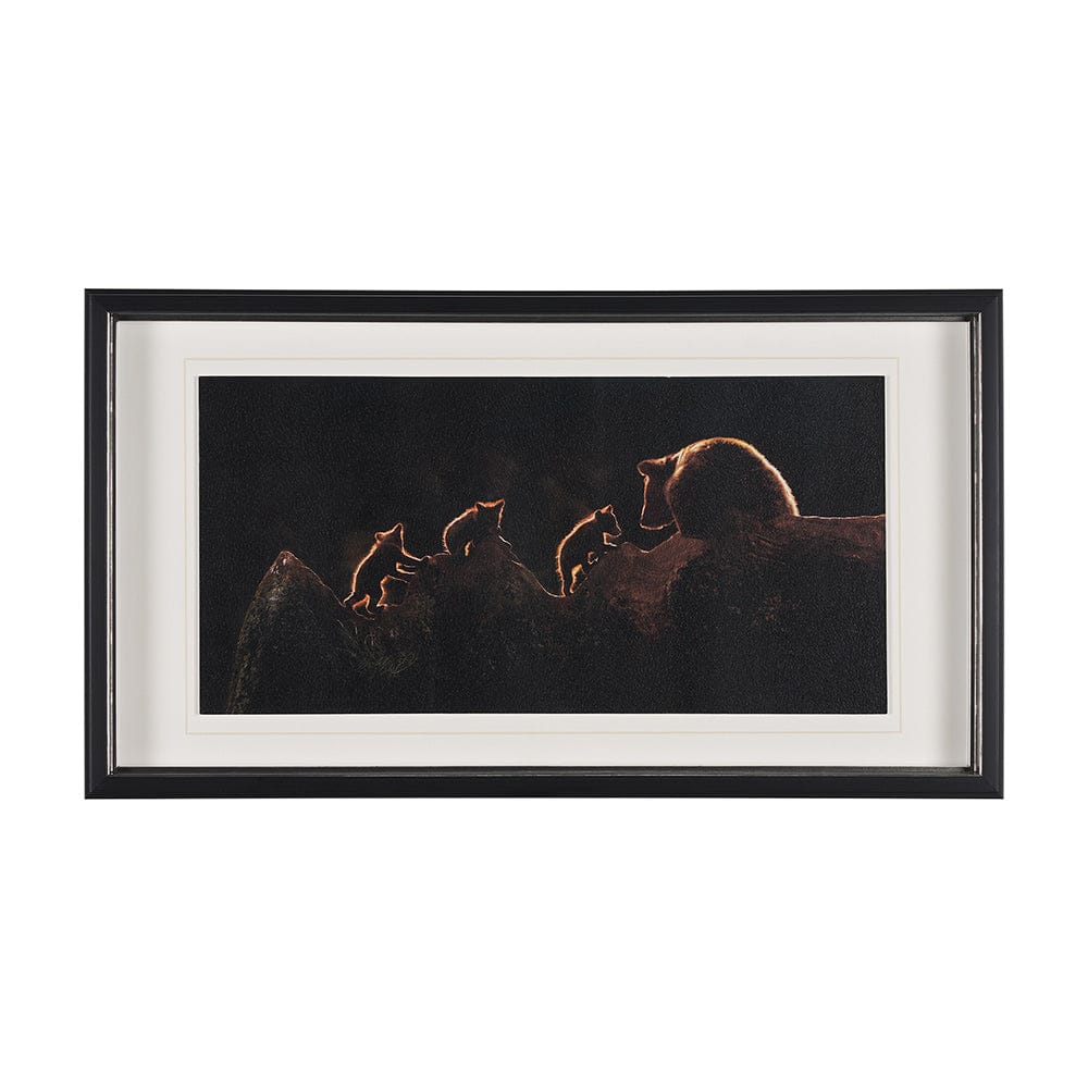 Mercana - Triplets by Xavier Ortega a Framed Art Print Matted under Glass - 12520 view 1