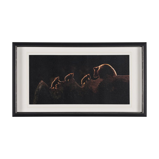 Mercana - Triplets by Xavier Ortega a Framed Art Print Matted under Glass - 12520 view 1