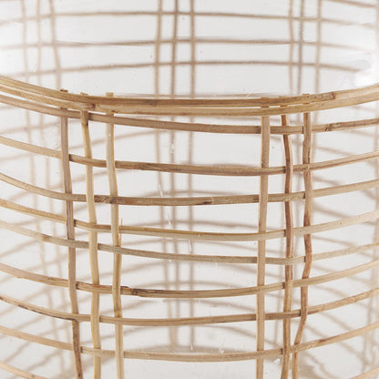 Mercana - Troian Large Rattan Wrapped Glass Bottle - 70933 view 4