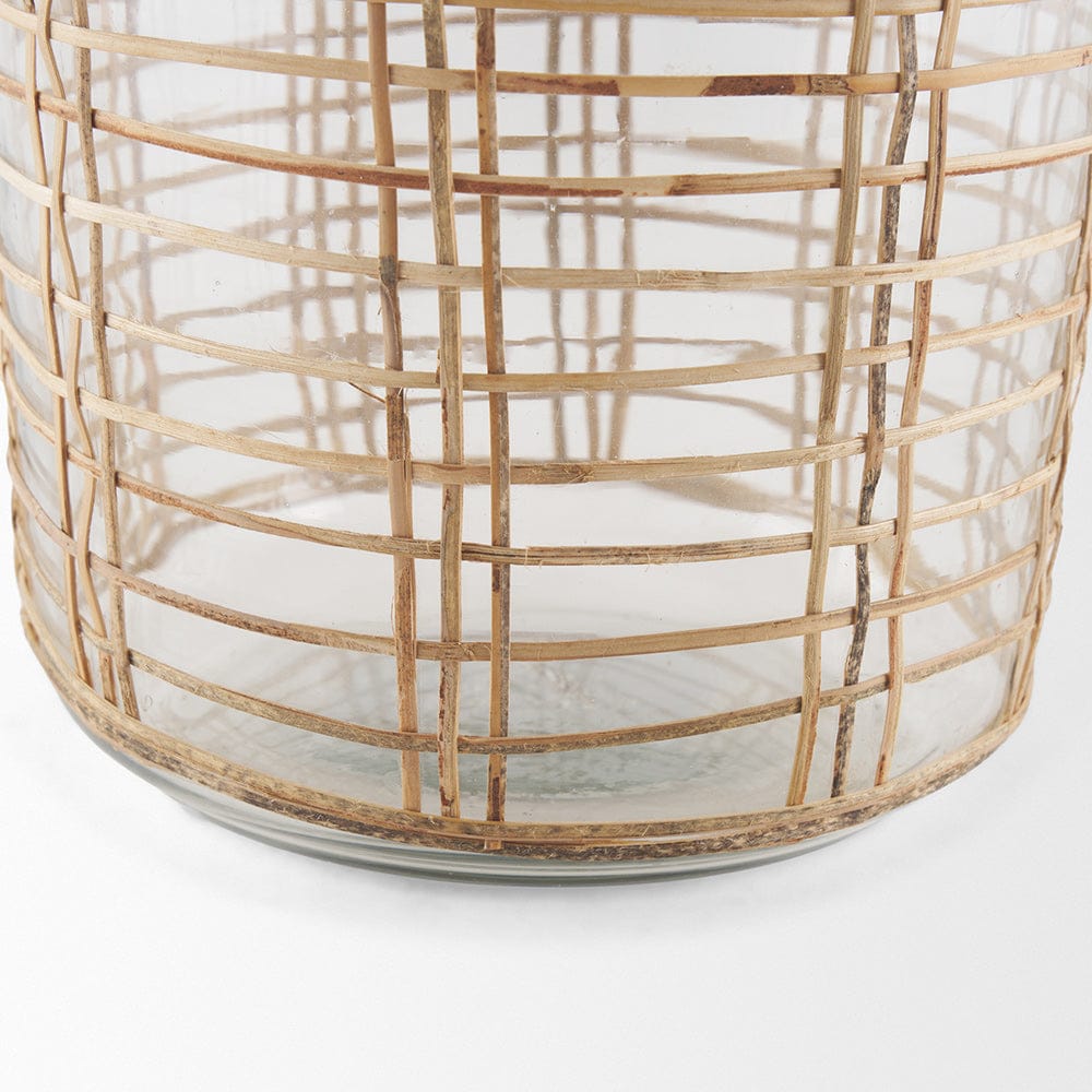 Mercana - Troian Medium Rattan Wrapped Glass Bottle - 70932 view 5