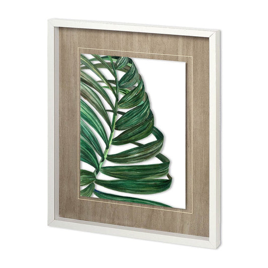 Mercana - Tropical Breeze Palm 2 by Jin Jing a Framed Art Print Matted under Glass - 11441 view 1