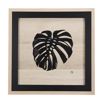 Mercana - Tropican Leave I by Mercana Studio a Hand Embellished Textured Framed Art Print - 14341 view 1