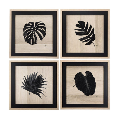 Mercana - Tropican Leave I by Mercana Studio a Hand Embellished Textured Framed Art Print - 14341 view 8