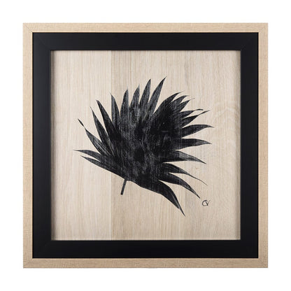 Mercana - Tropican Leave II by Mercana Studio a Hand Embellished Textured Framed Art Print - 14342 view 1