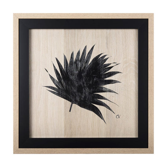 Mercana - Tropican Leave II by Mercana Studio a Hand Embellished Textured Framed Art Print - 14342 view 1
