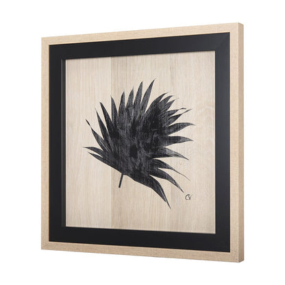 Mercana - Tropican Leave II by Mercana Studio a Hand Embellished Textured Framed Art Print - 14342 view 2