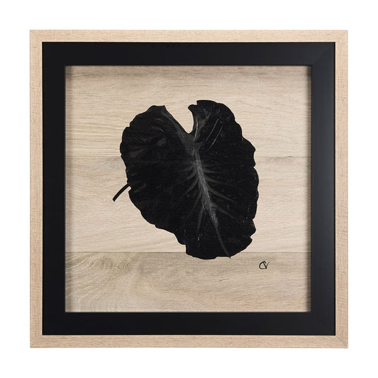 Mercana - Tropican Leave III by Mercana Studio a Hand Embellished Textured Framed Art Print - 14343 view 1