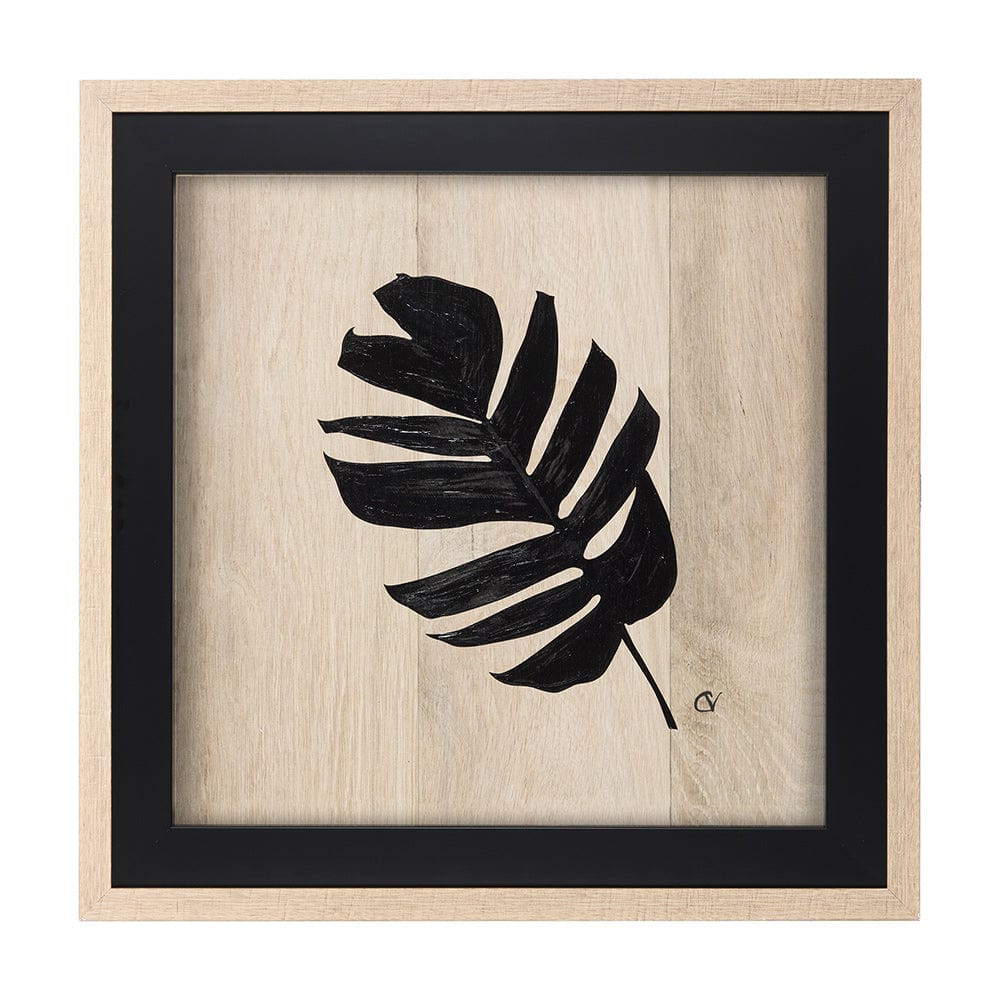 Mercana - Tropican Leave IV by Mercana Studio a Hand Embellished Textured Framed Art Print - 14344 view 1