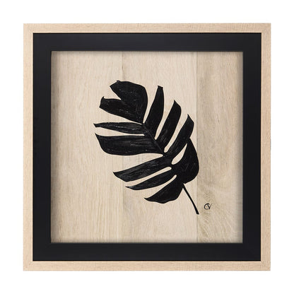 Mercana - Tropican Leave IV by Mercana Studio a Hand Embellished Textured Framed Art Print - 14344 view 1