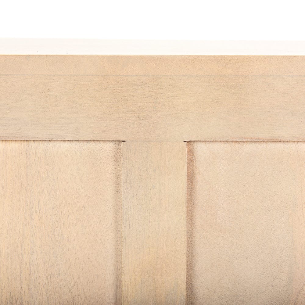 Mercana - Tucker Light Brown Wood w/ Carved Arch Pattern 4 Door Sideboard - 69954 view 9