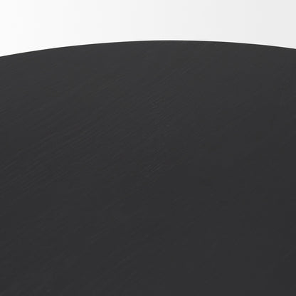 Mercana - Tucson Natural Wood w/ Round Black Oak Top Coffee Table - 70888-AB view 5