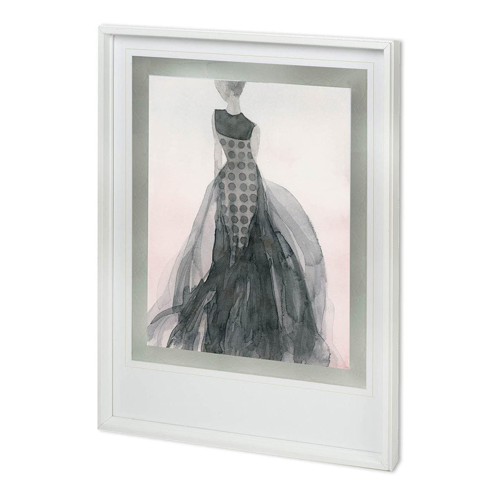 Mercana - Tulle and Drapery II by Mercana Studio Hand Embellished Textured Framed Art Print Matted under Glass - 12003 view 1