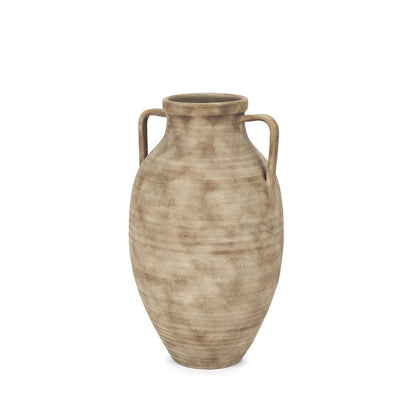 Mercana - Tulsi Small Matte Earth Brown Ceramic Floor Vase - 70999 view 1