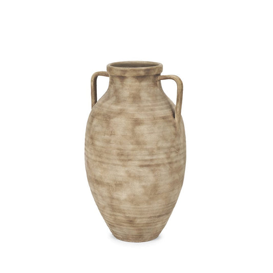 Mercana - Tulsi Small Matte Earth Brown Ceramic Floor Vase - 70999 view 1