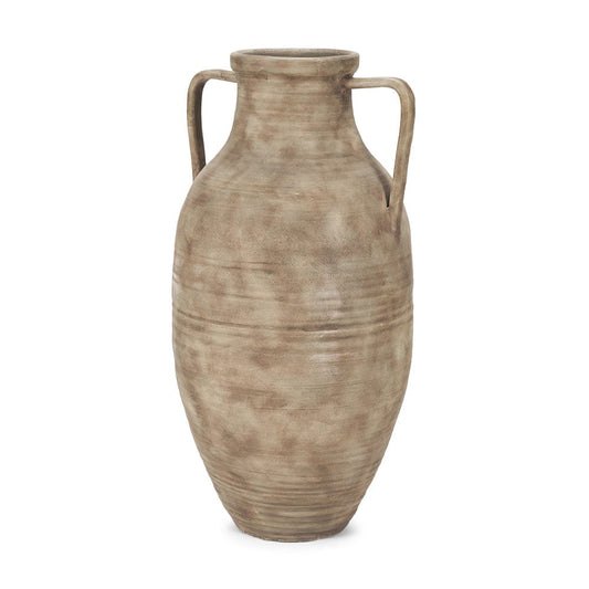 Mercana - Tulsi Tall Matte Earth Brown Ceramic Floor Vase - 71000 view 1