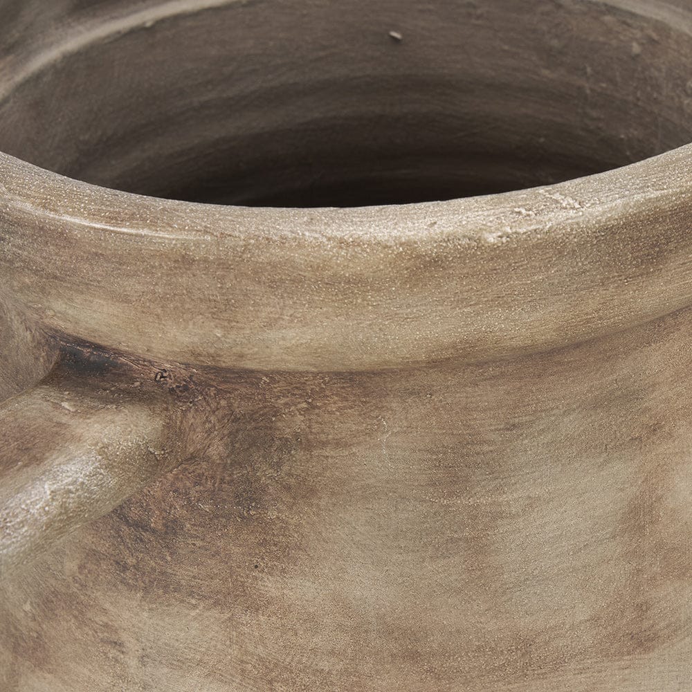 Mercana - Tulsi Tall Matte Earth Brown Ceramic Floor Vase - 71000 view 7