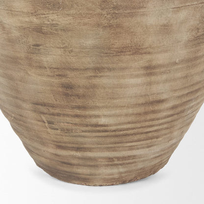 Mercana - Tulsi Tall Matte Earth Brown Ceramic Floor Vase - 71000 view 10