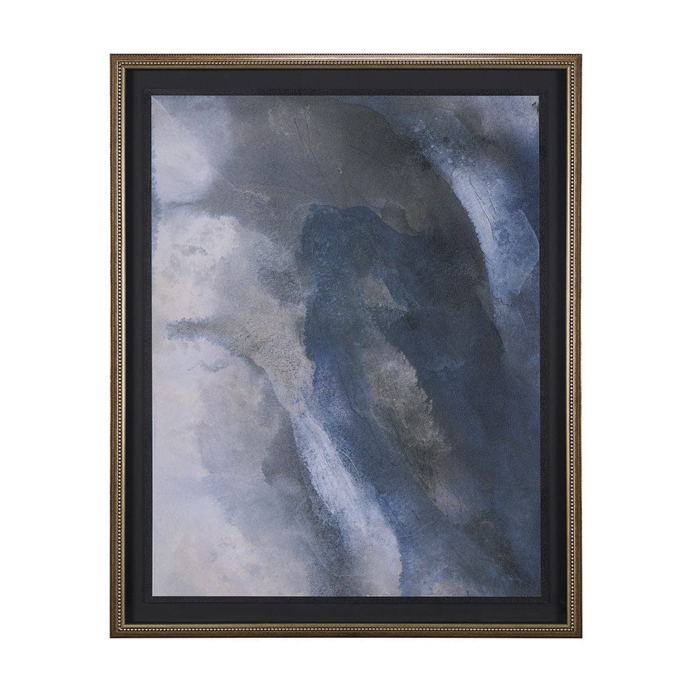 Mercana - Turbulent Skies Abstract by Mercana Studio a Hand Embellished Framed Print under Glass - 15769 view 1