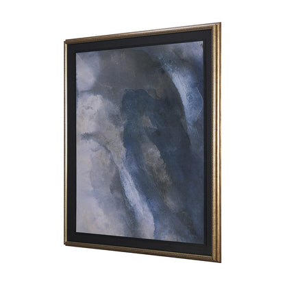 Mercana - Turbulent Skies Abstract by Mercana Studio a Hand Embellished Framed Print under Glass - 15769 view 2