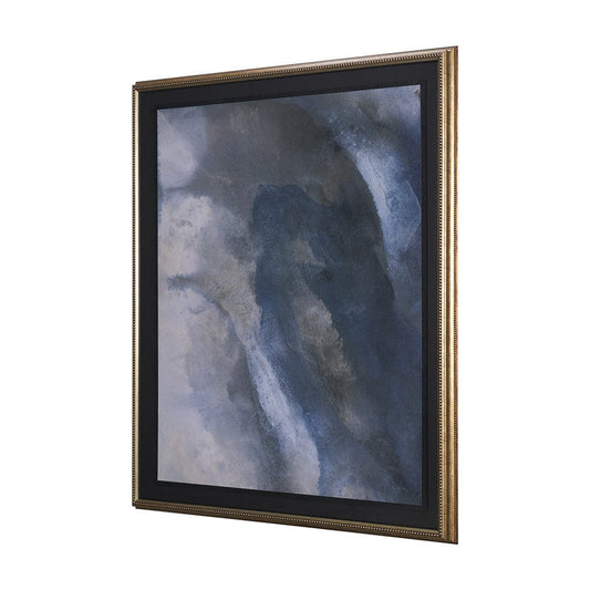Mercana - Turbulent Skies Abstract by Mercana Studio a Hand Embellished Framed Print under Glass - 15769 view 2