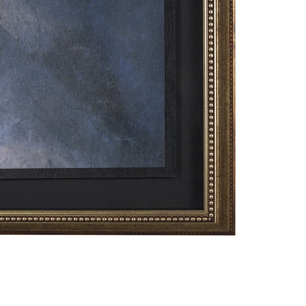 Mercana - Turbulent Skies Abstract by Mercana Studio a Hand Embellished Framed Print under Glass - 15769 view 3