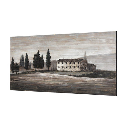 Mercana - Tuscan Cypress 60x36 Hand Painted on Wood Oil Painting - 70372 view 2