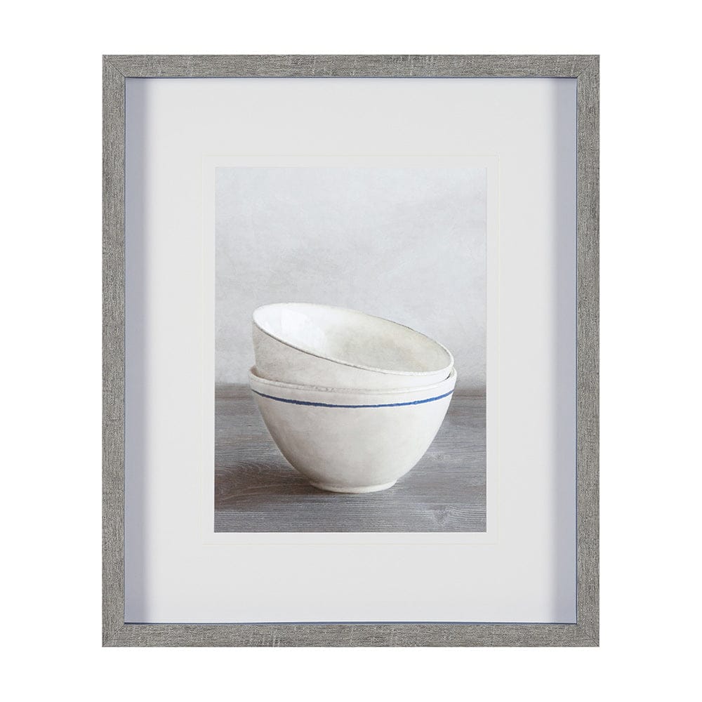 Mercana - Two Artisan Bowls by Mark Chandon a Framed Art Print Matted under Glass - 12197 view 1