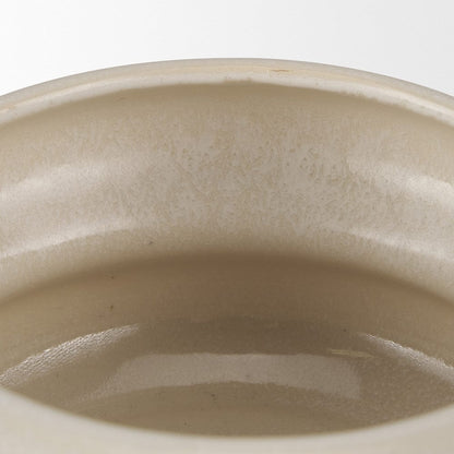 Mercana - Twyla Short Cream Glazed Ring Pot - 70979 view 3