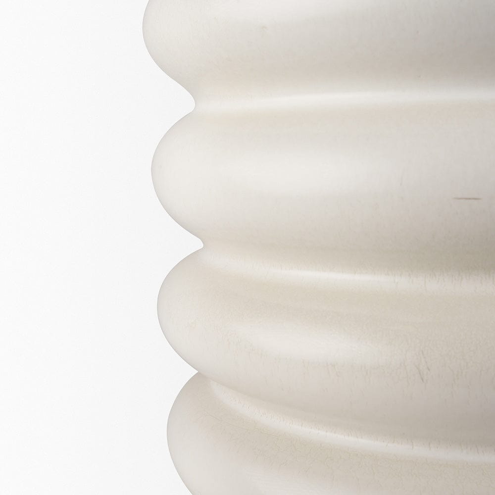 Mercana - Twyla Tall Cream Glazed Floor Ceramic Vase - 70982 view 5