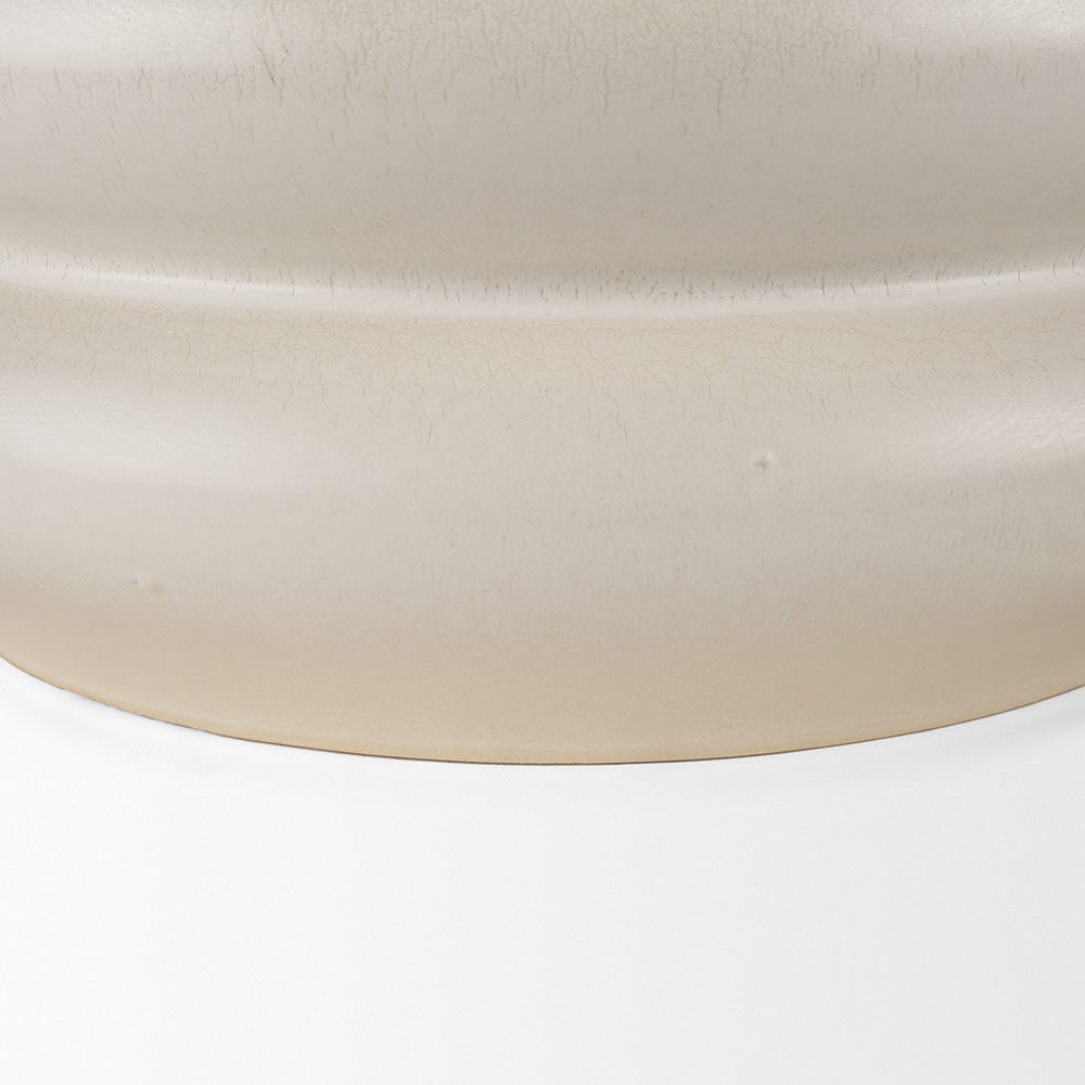 Mercana - Twyla Tall Cream Glazed Floor Ceramic Vase - 70982 view 6